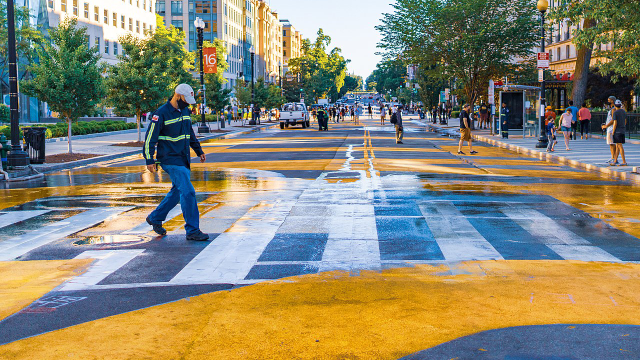 Black Lives Matter Plaza in Washington, D.C.